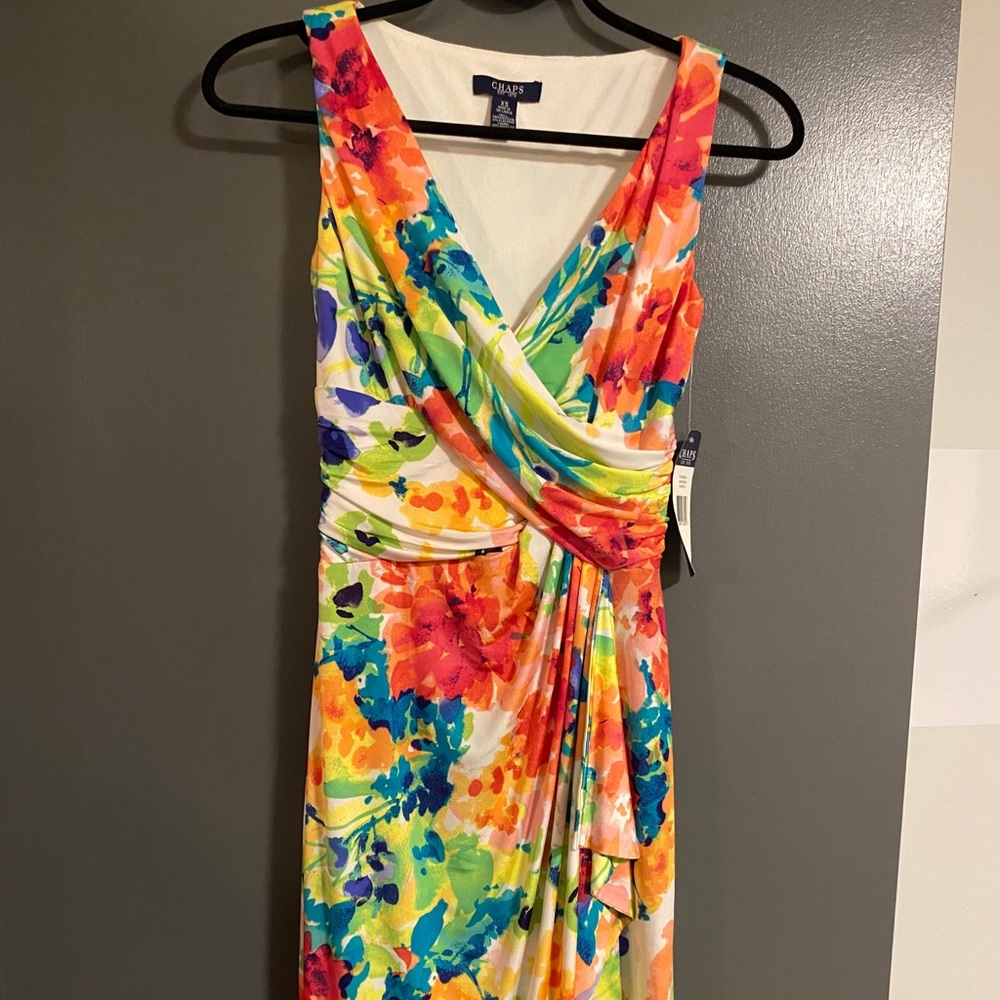 Knee length chaps summer dress